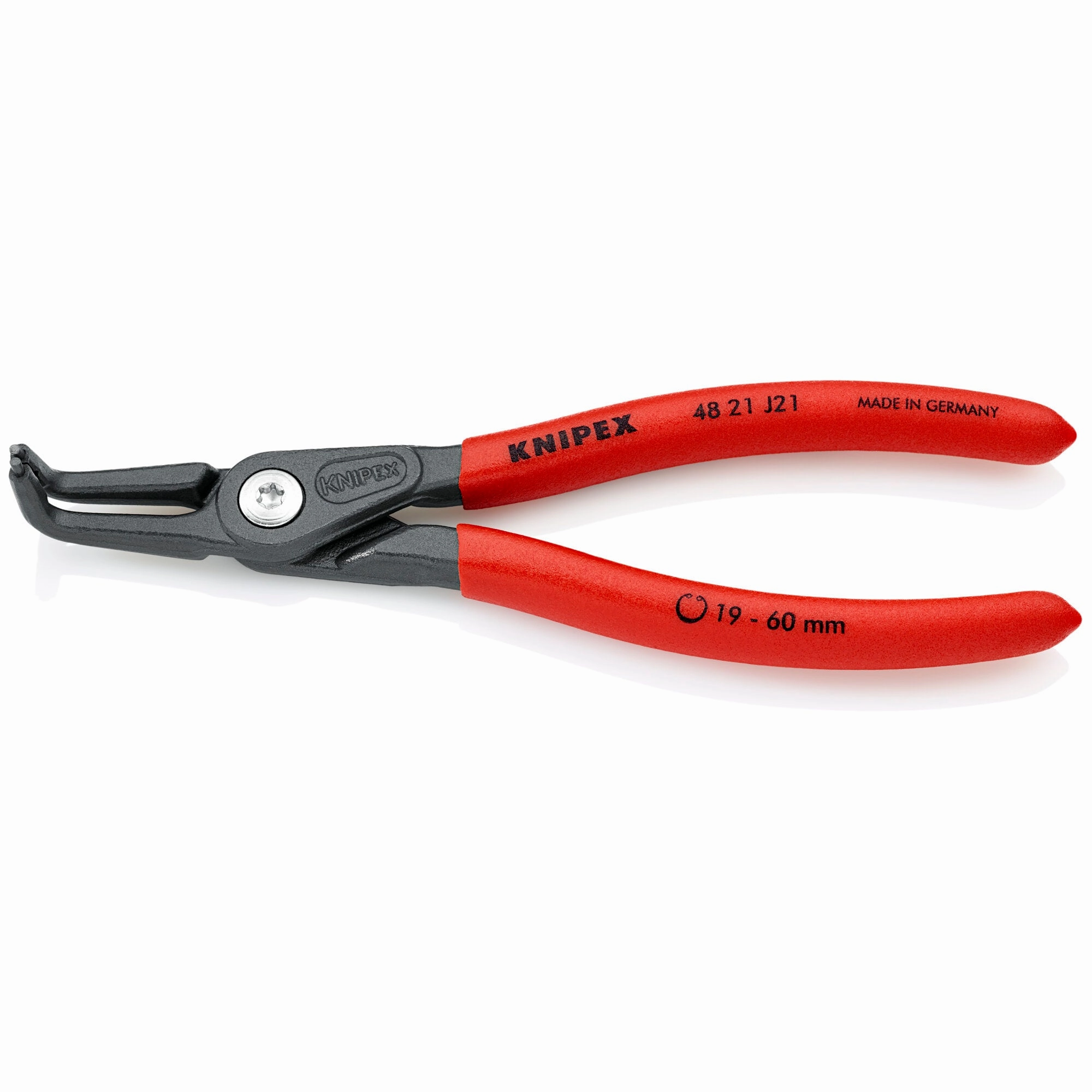 Knipex 48 21 J21 6 1/2" Internal 90 Angled Precision Snap Ring Pliers