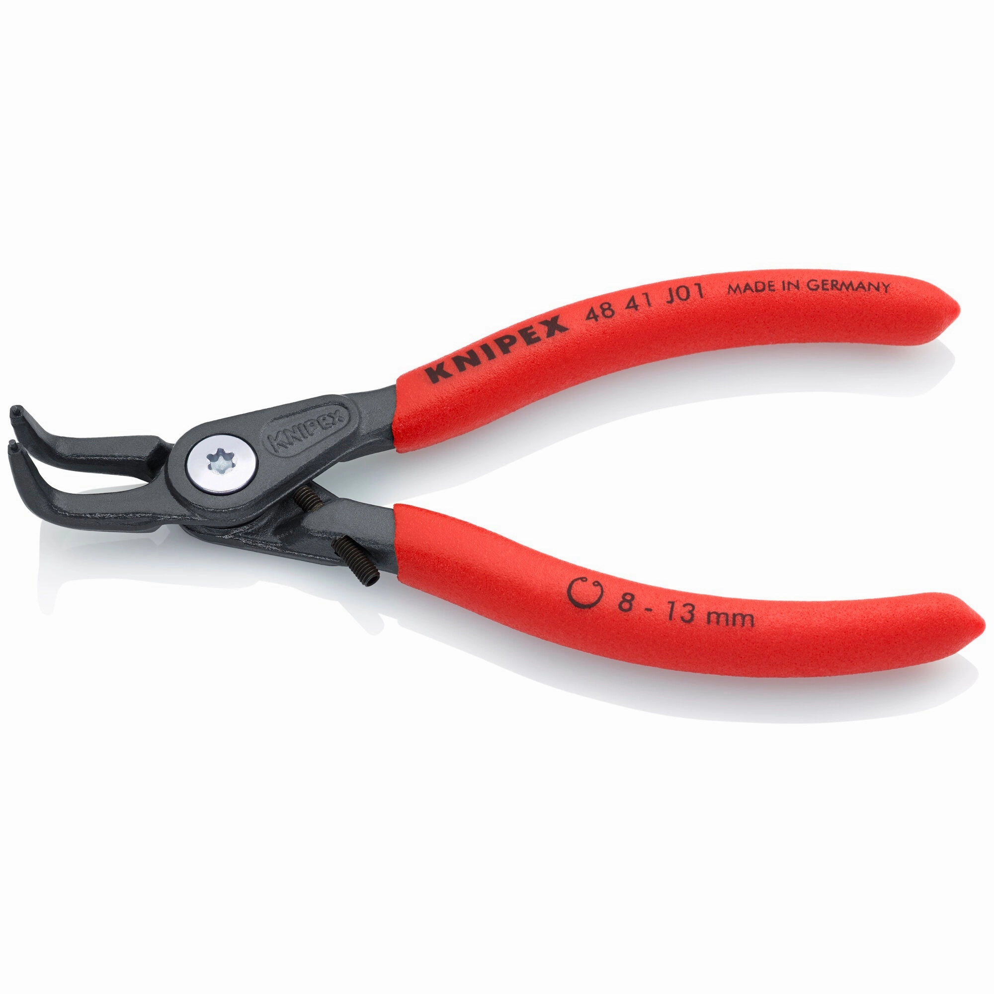 Knipex 48 41 J01 5 1/4" Internal 90 Angled Precision Snap Ring Pliers-Limiter