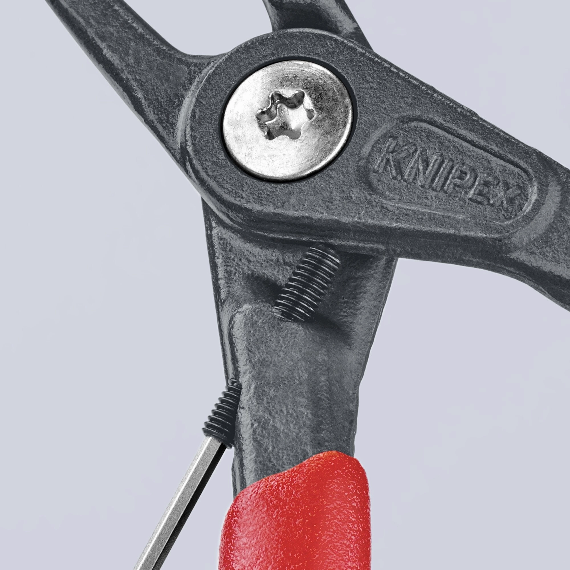 Knipex 48 41 J11 5 1/4" Internal 90 Angled Precision Snap Ring Pliers-Limiter