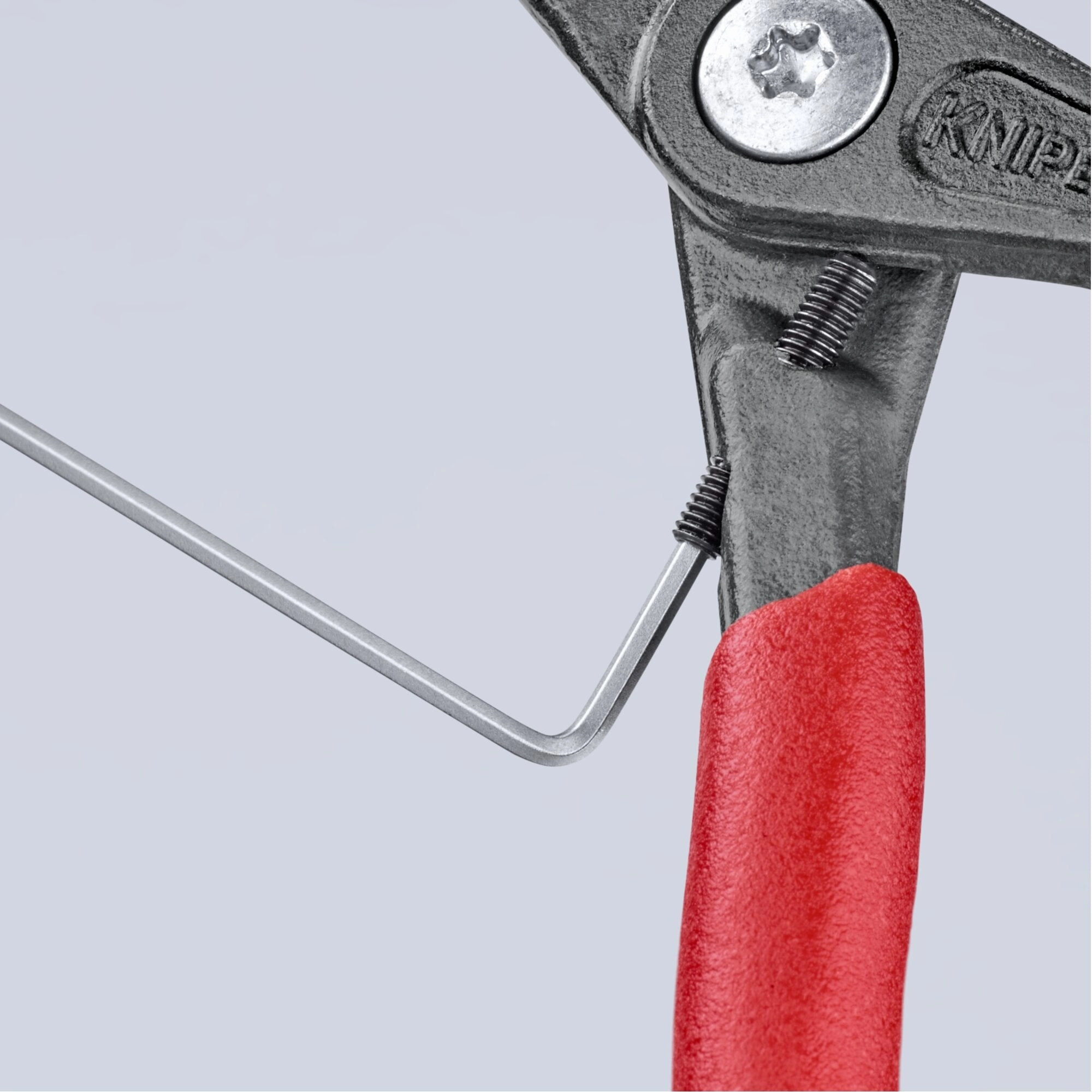 Knipex 48 41 J11 5 1/4" Internal 90 Angled Precision Snap Ring Pliers-Limiter