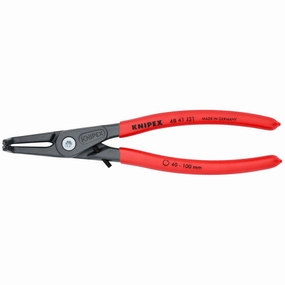 Knipex 48 41 J31 8 1/4" Internal 90 Angled Precision Snap Ring Pliers-Limiter