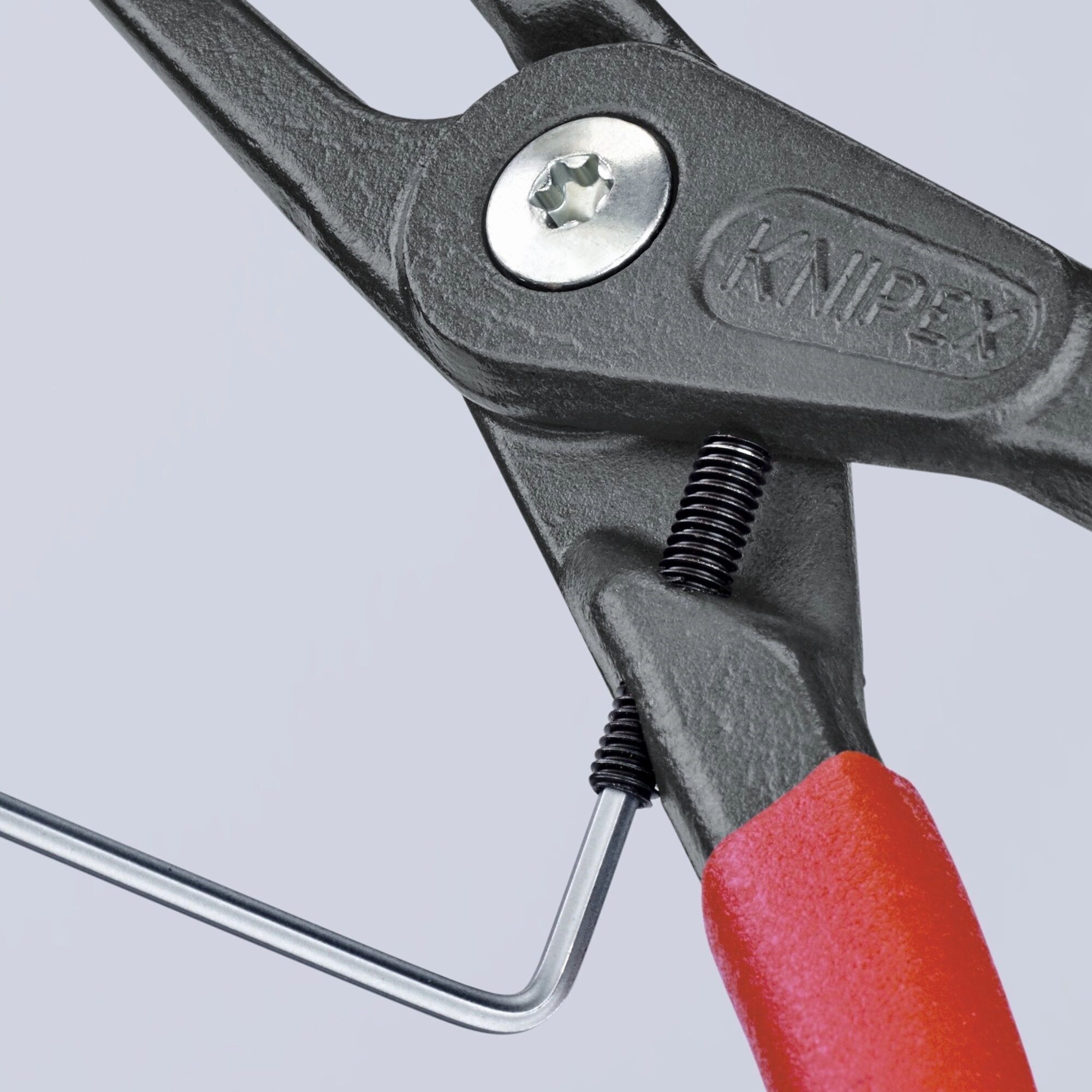 Knipex 48 41 J31 8 1/4" Internal 90 Angled Precision Snap Ring Pliers-Limiter