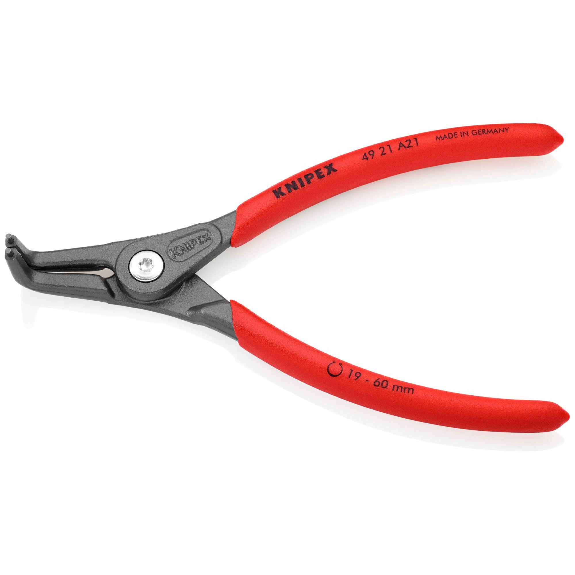 Knipex 49 21 A21 SBA 6 1/2" External 90 Angled Precision Snap Ring Pliers
