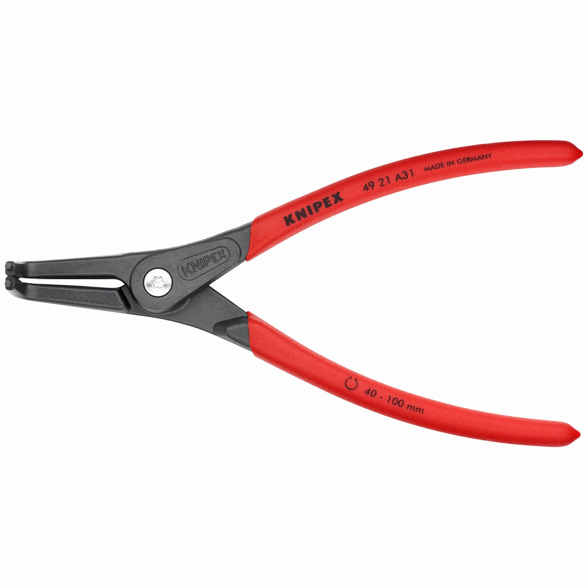 Knipex 49 21 A31 8 1/4" External 90 Angled Precision Snap Ring Pliers