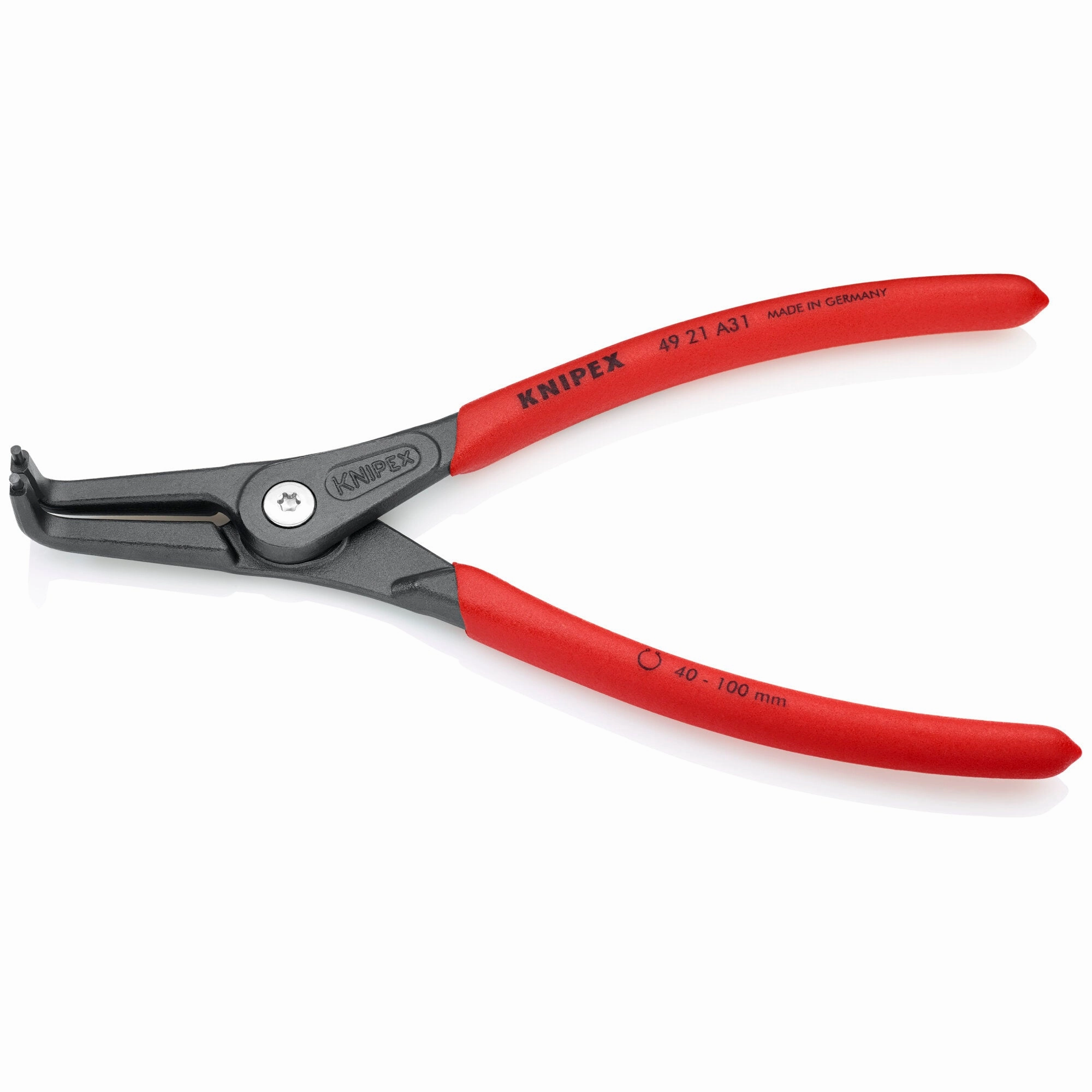 Knipex 49 21 A31 8 1/4" External 90 Angled Precision Snap Ring Pliers