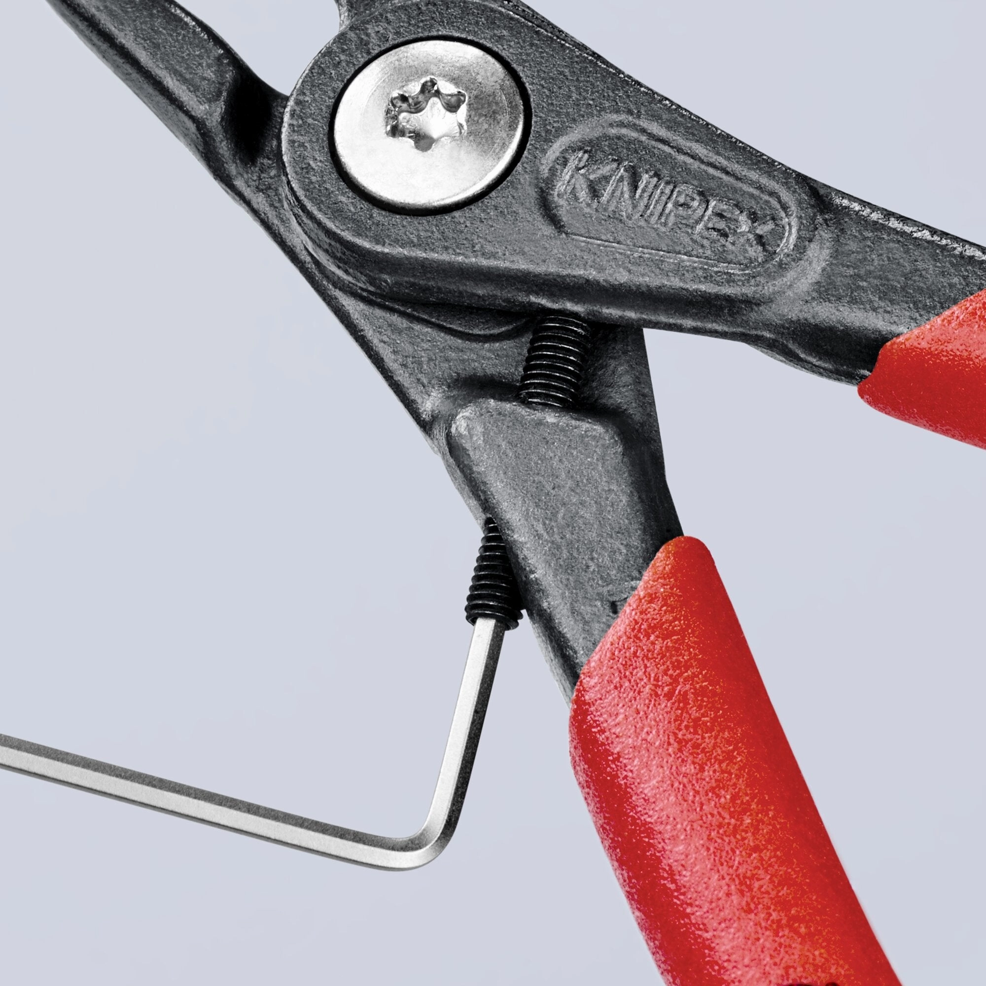 Knipex 49 41 A11 5 1/4" External 90 Angled Precision Snap Ring Pliers-Limiter
