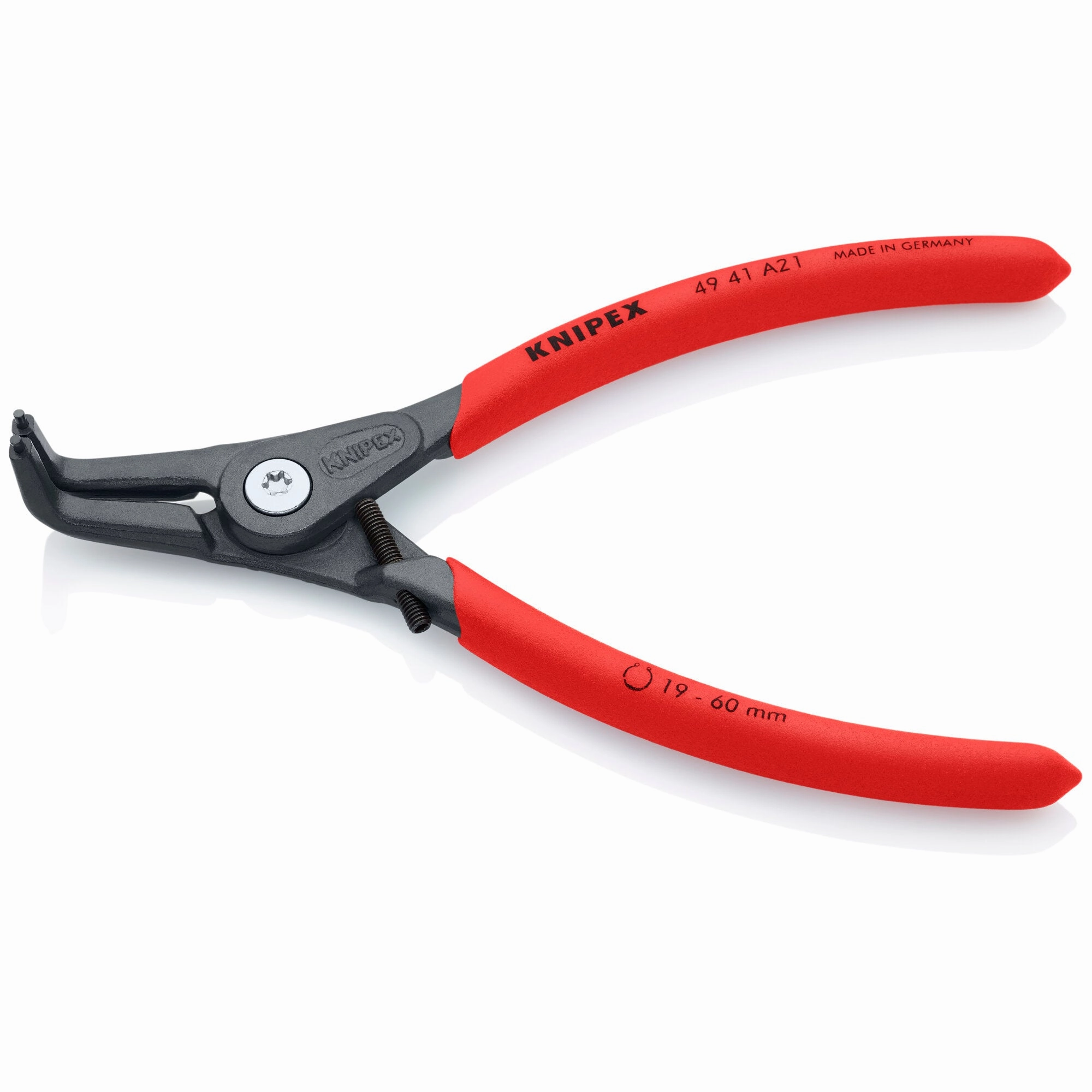Knipex 49 41 A21 7" External 90 Angled Precision Snap Ring Pliers-Limiter