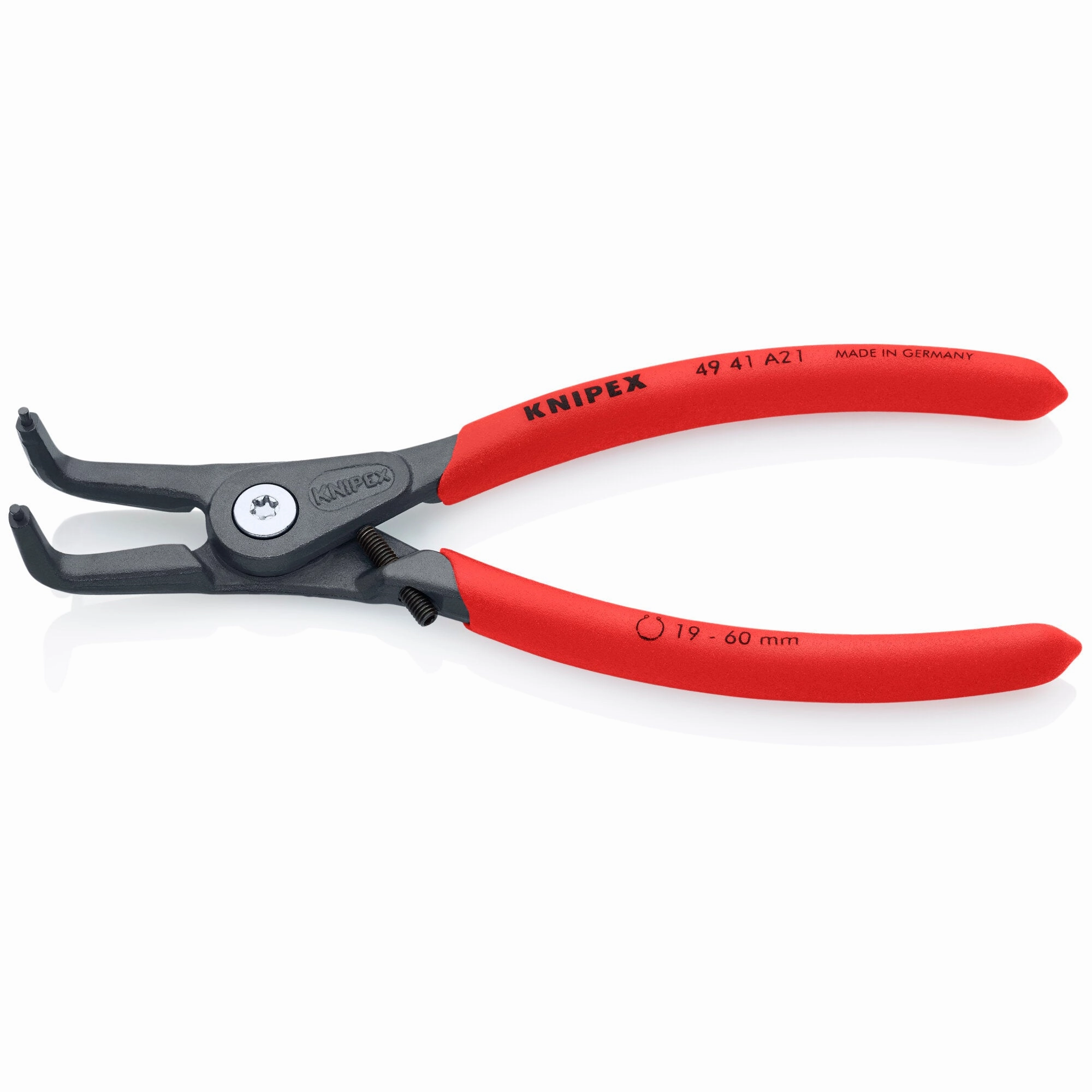 Knipex 49 41 A21 7" External 90 Angled Precision Snap Ring Pliers-Limiter