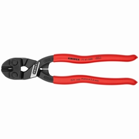 Knipex 71 41 200 SBA 8" CoBolt High Leverage 20 Angled Compact Bolt Cutters-Notched Blade