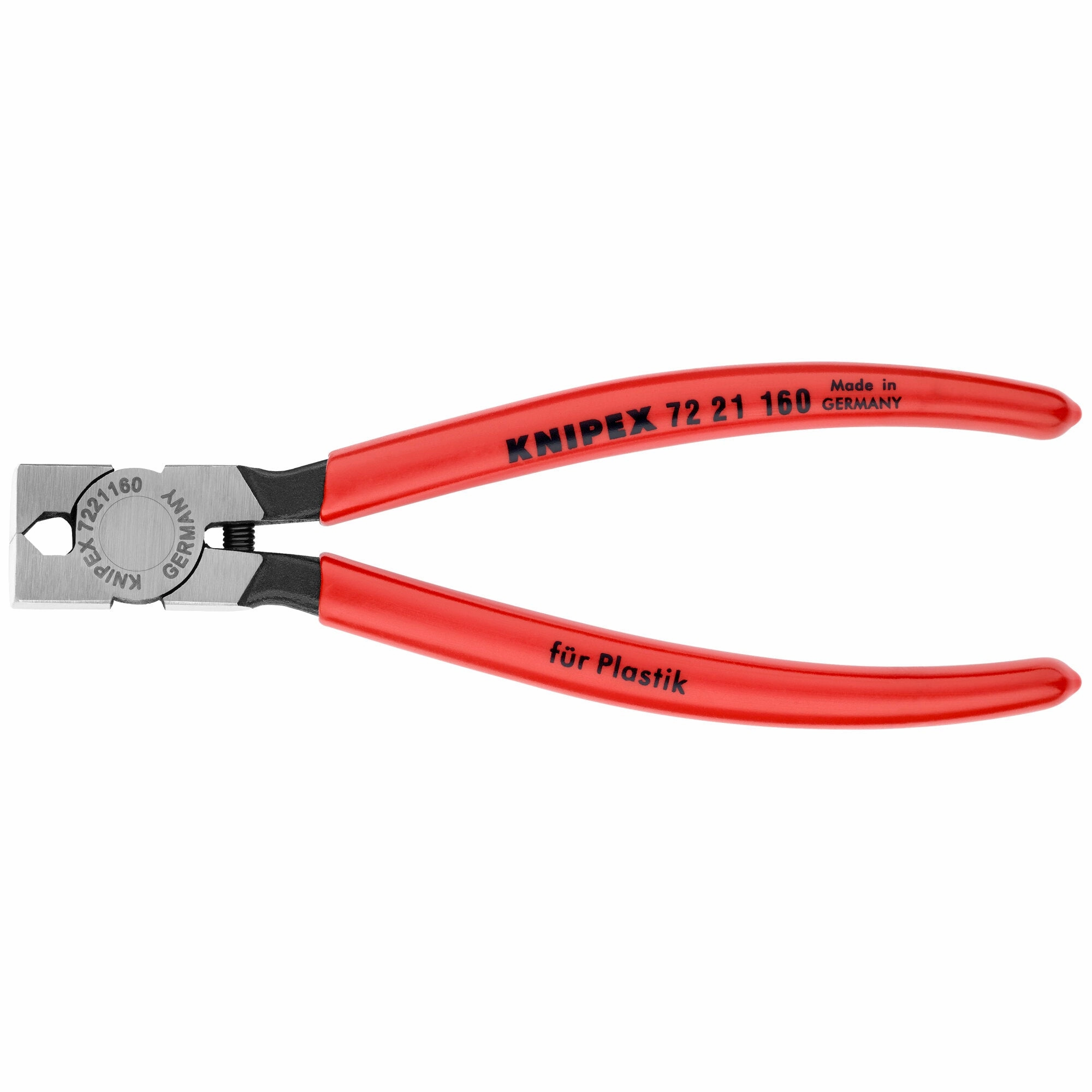 Knipex 72 21 160 6 1/4" Diagonal Pliers for Flush Cutting Plastics 85 Angled