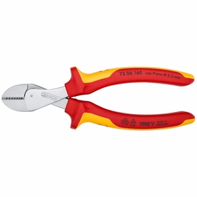 Knipex 73 06 160 6 1/4" X-Cut Compact Diagonal Cutters-1000V Insulated