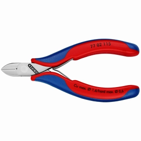 Knipex 77 02 115 4 1/2" Electronics Diagonal Cutters