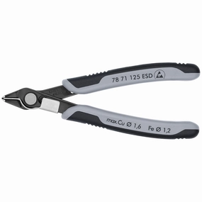 Knipex 78 71 125 ESD 5" Electronics Super Knips-ESD Handles