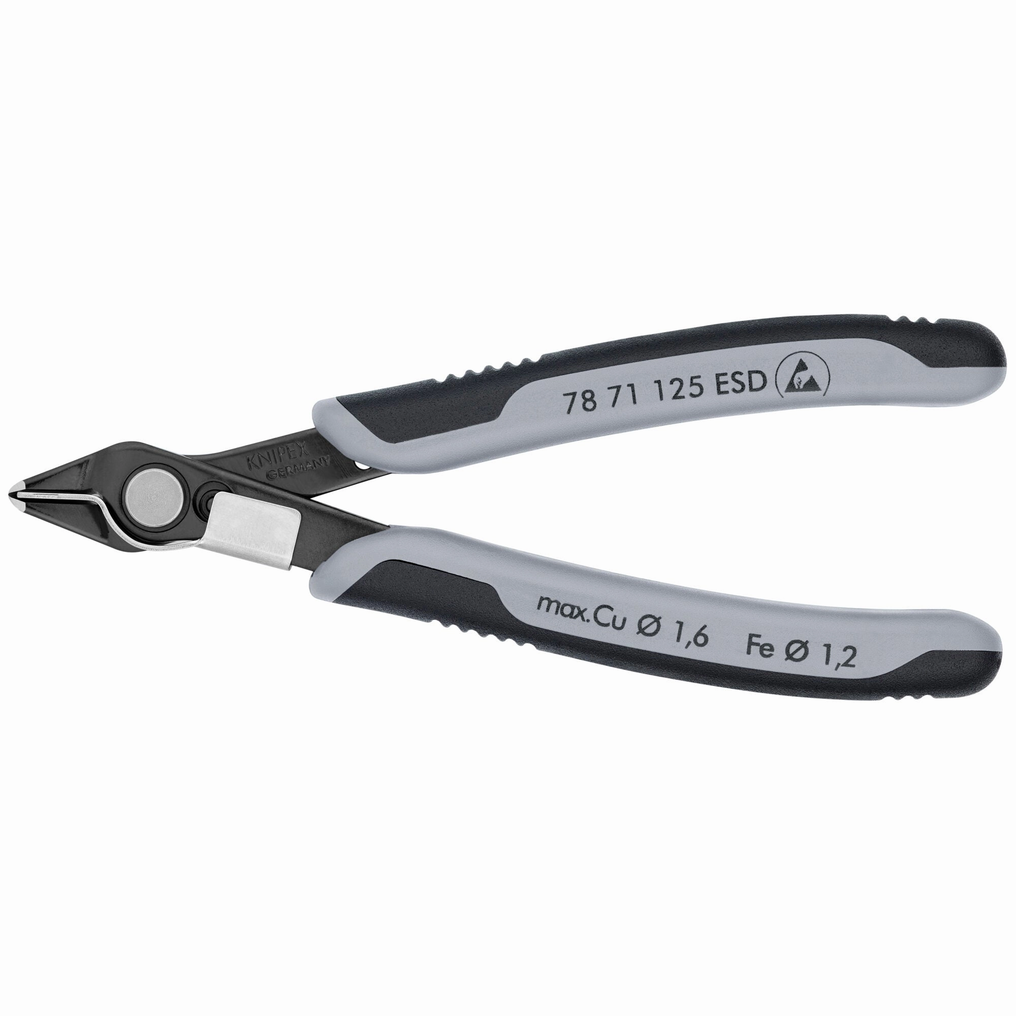 Knipex 78 71 125 ESD 5" Electronics Super Knips-ESD Handles