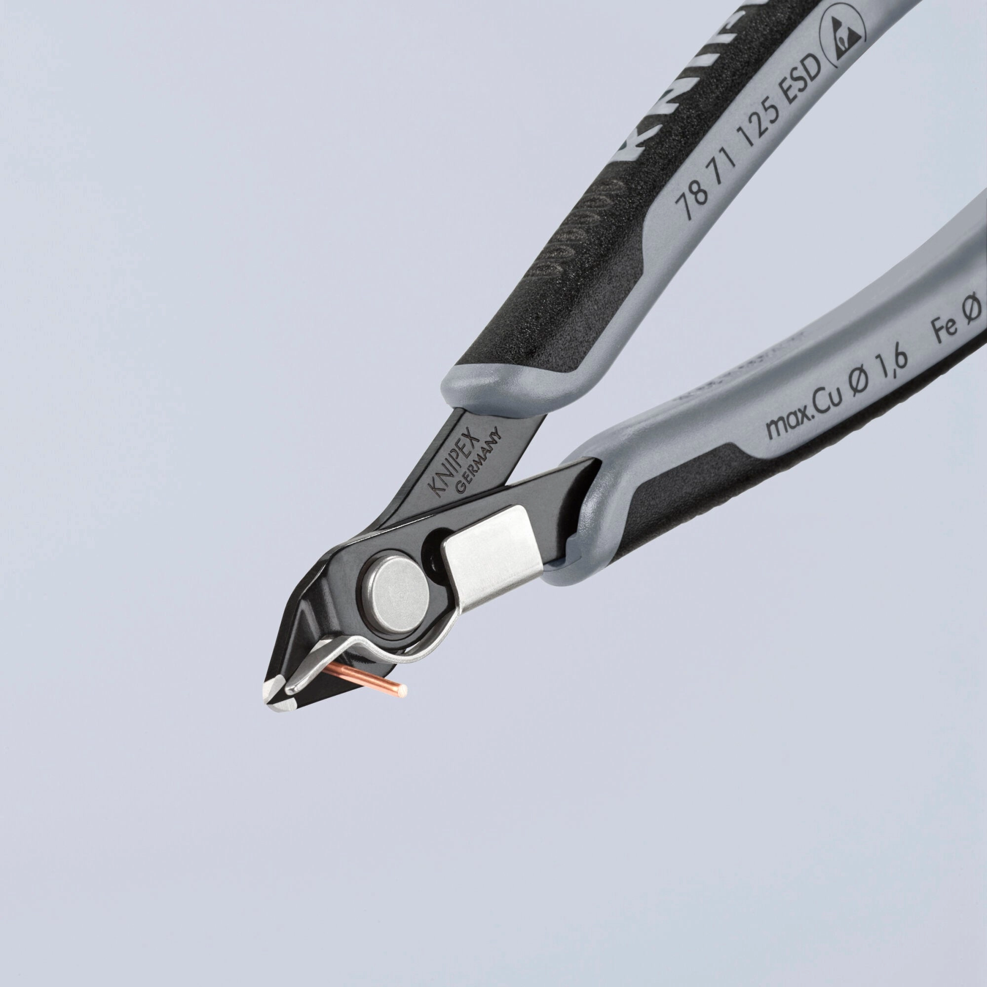 Knipex 78 71 125 ESD 5" Electronics Super Knips-ESD Handles