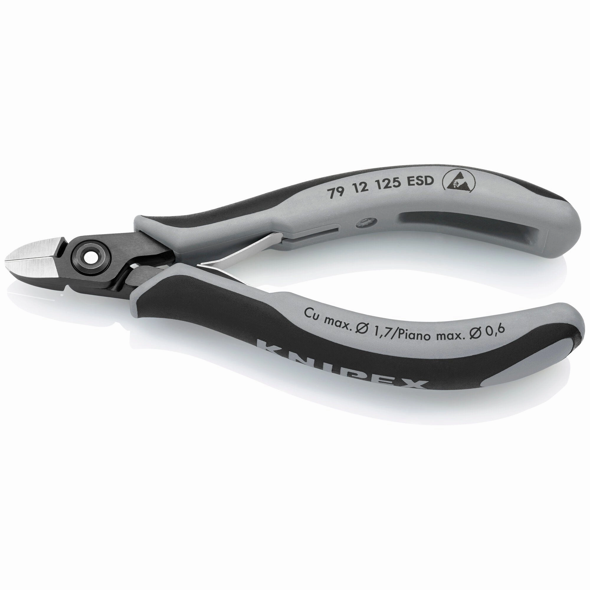 Knipex 79 12 125 ESD 5" Electronics Diagonal Cutters-ESD Handles