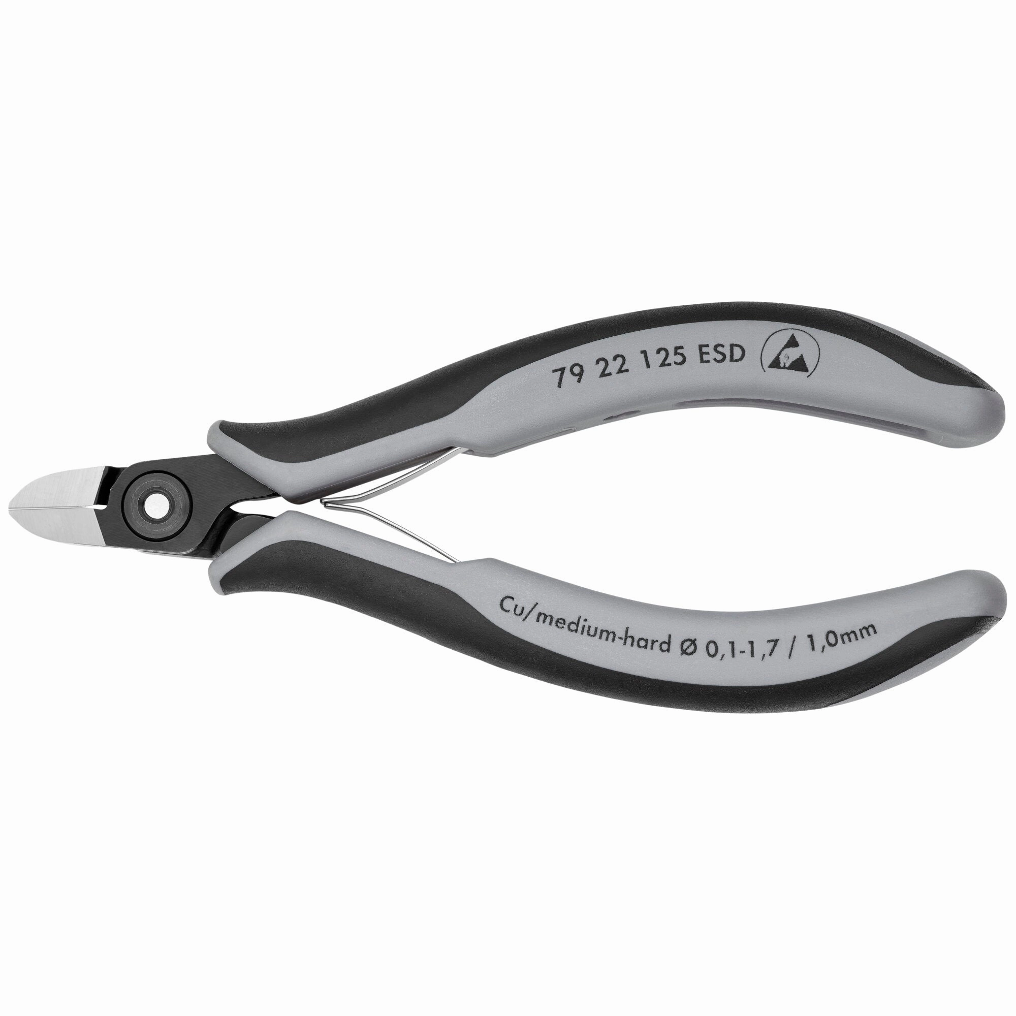 Knipex 79 22 125 ESD 5" Electronics Diagonal Cutters-ESD Handles