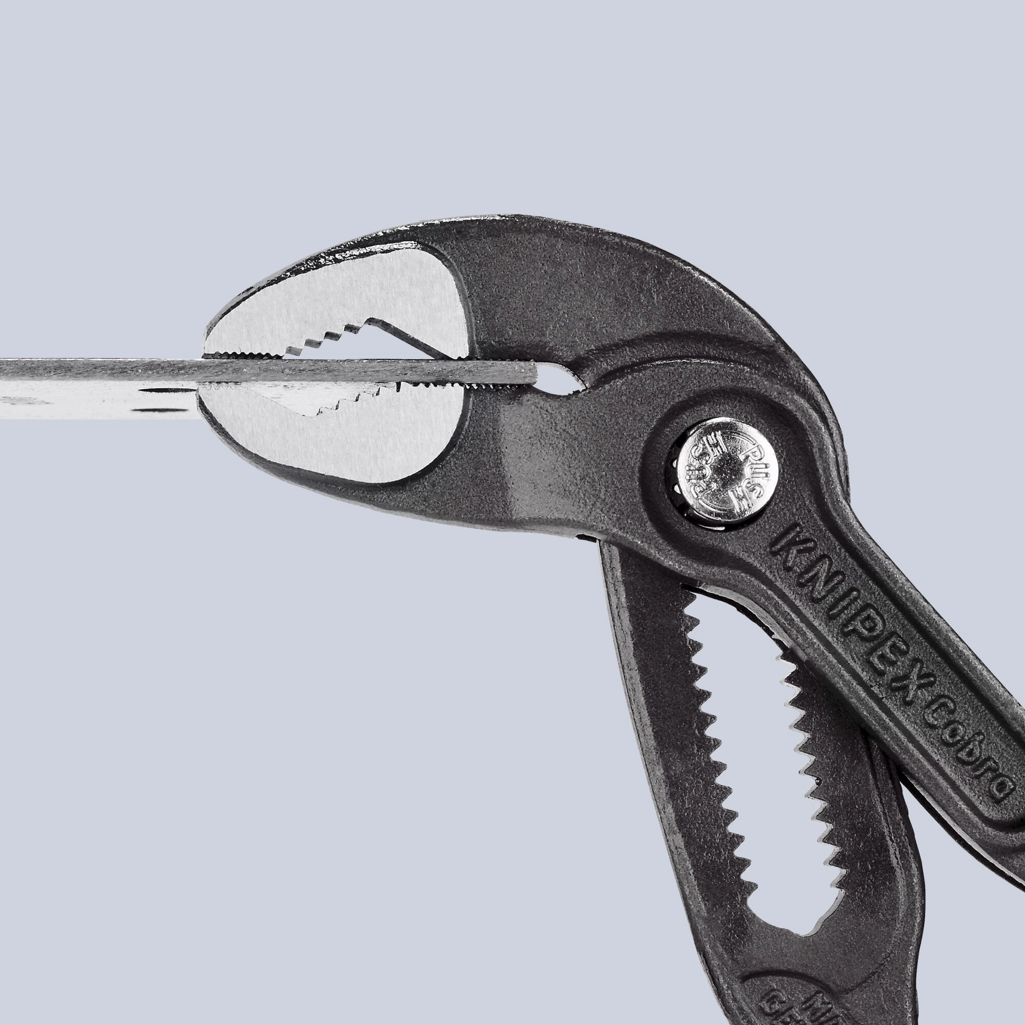 Knipex 87 02 180 T BKA 7 1/4" Cobra Water Pump Pliers-Tethered Attachment