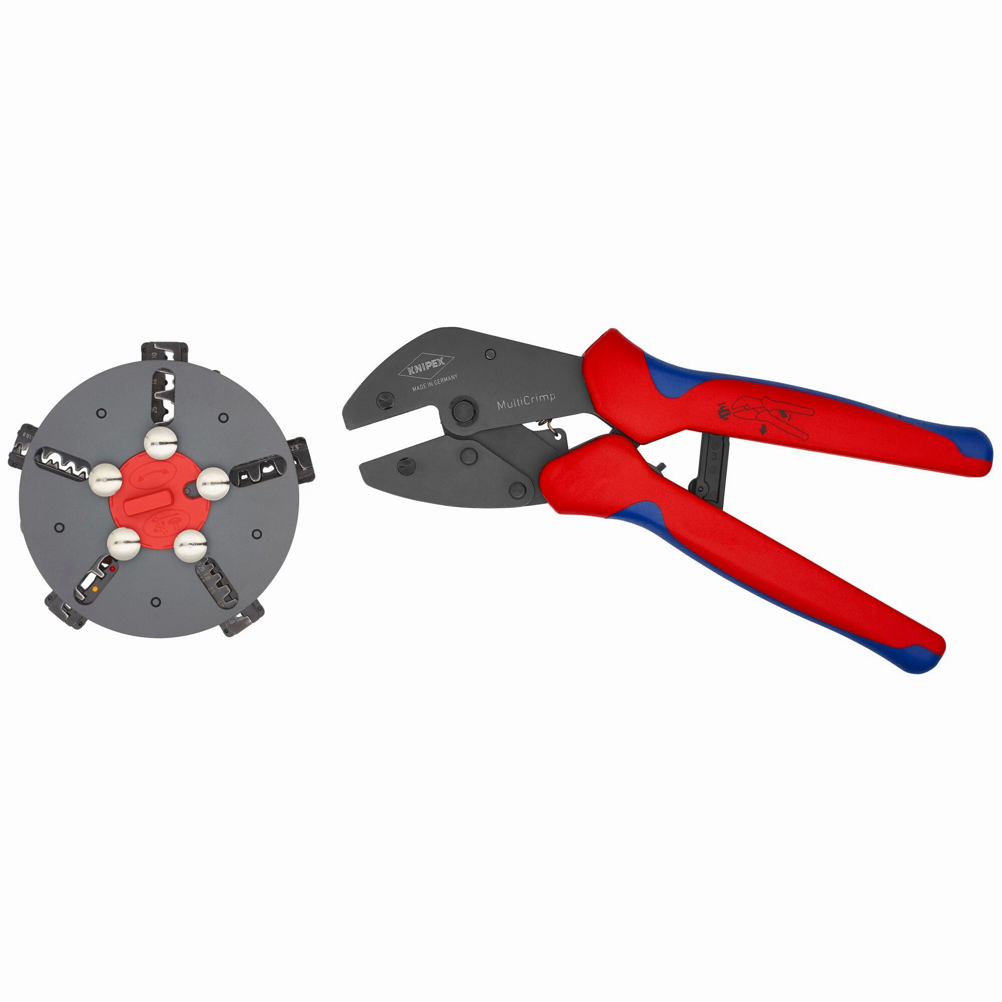 Knipex 97 33 02 9 1/4" MultiCrimp Crimping Pliers