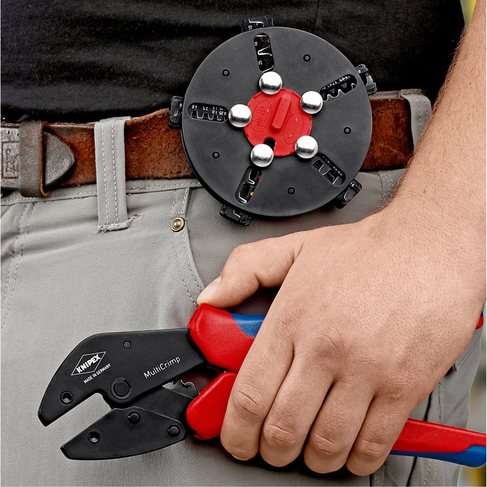 Knipex 97 33 02 9 1/4" MultiCrimp Crimping Pliers