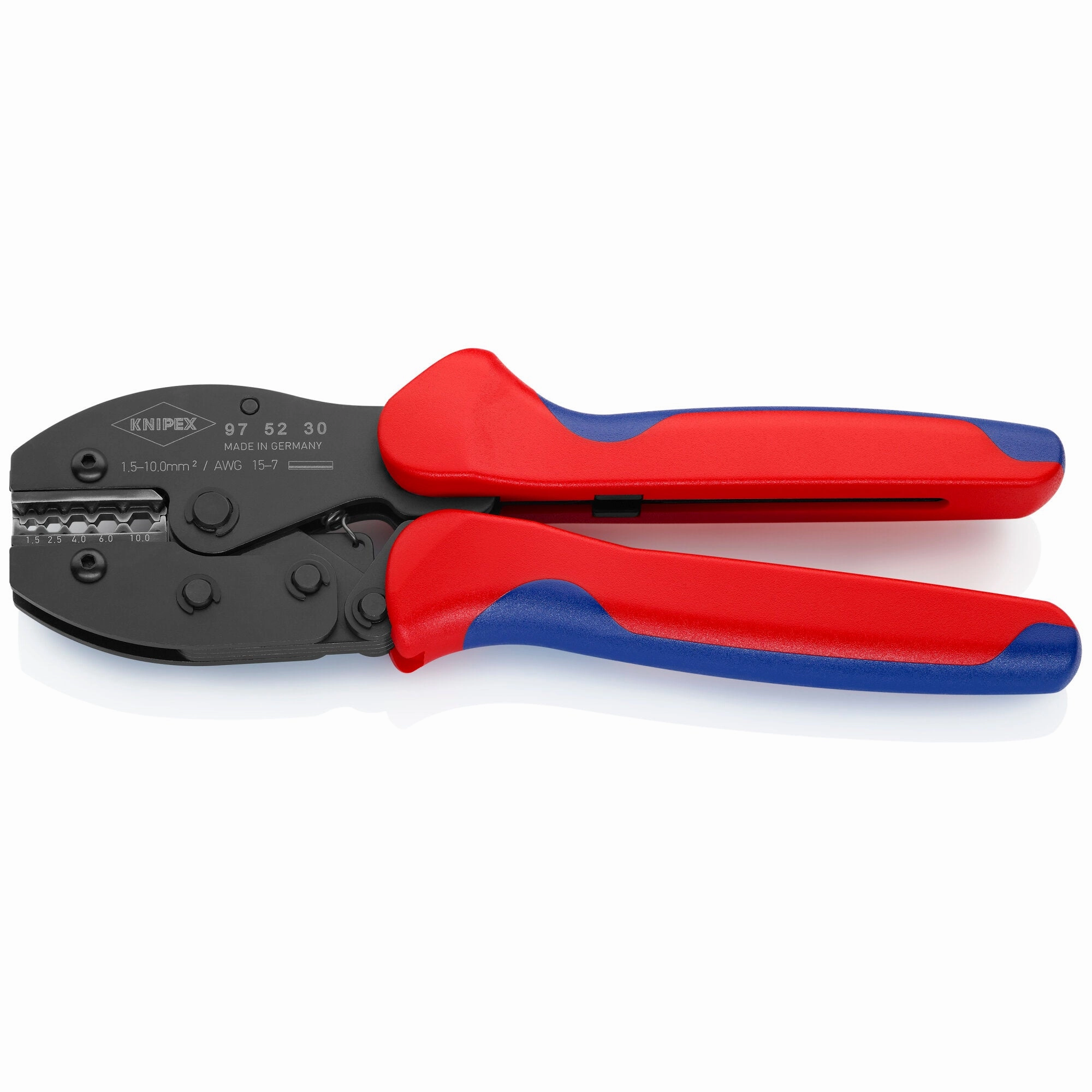 Knipex 97 52 30 8 1/2" Crimping Pliers For Non-Insulated Crimp Connectors