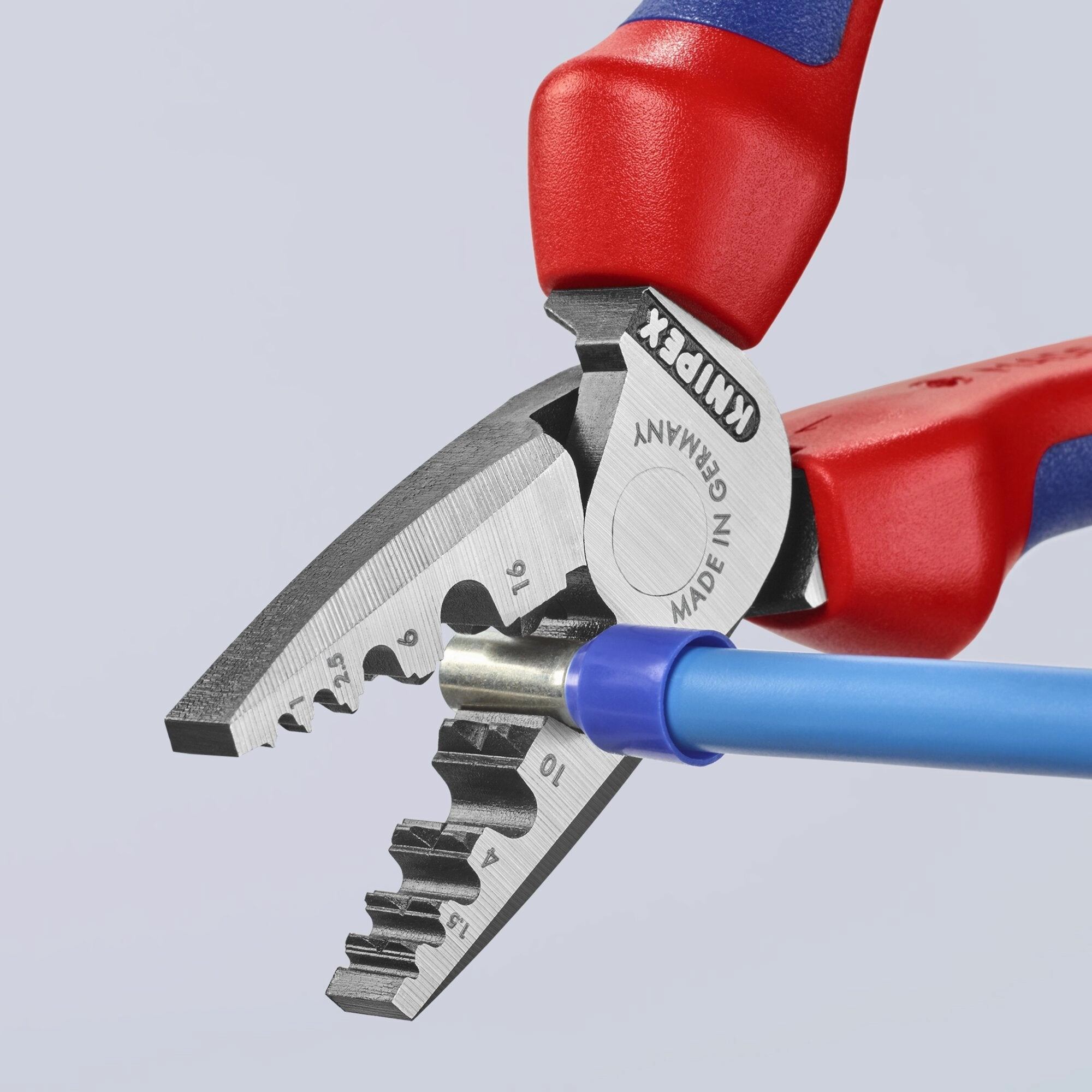 Knipex 97 72 180 7 1/4" Crimping Pliers for Wire Ferrules  - Old Version