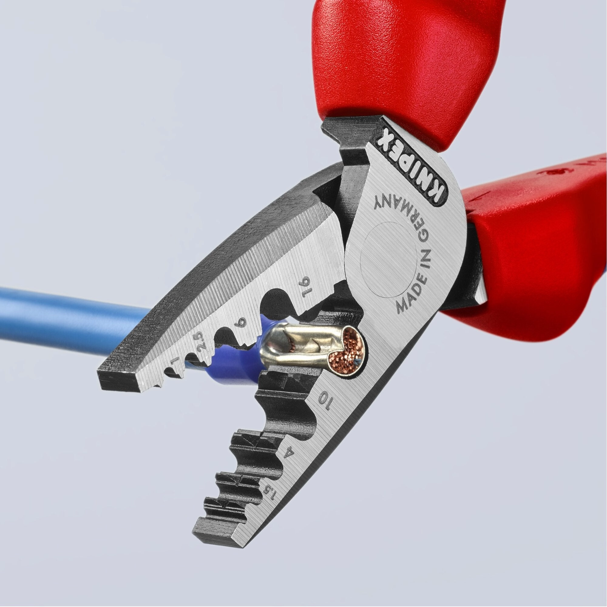 Knipex 97 72 180 7 1/4" Crimping Pliers for Wire Ferrules  - Old Version