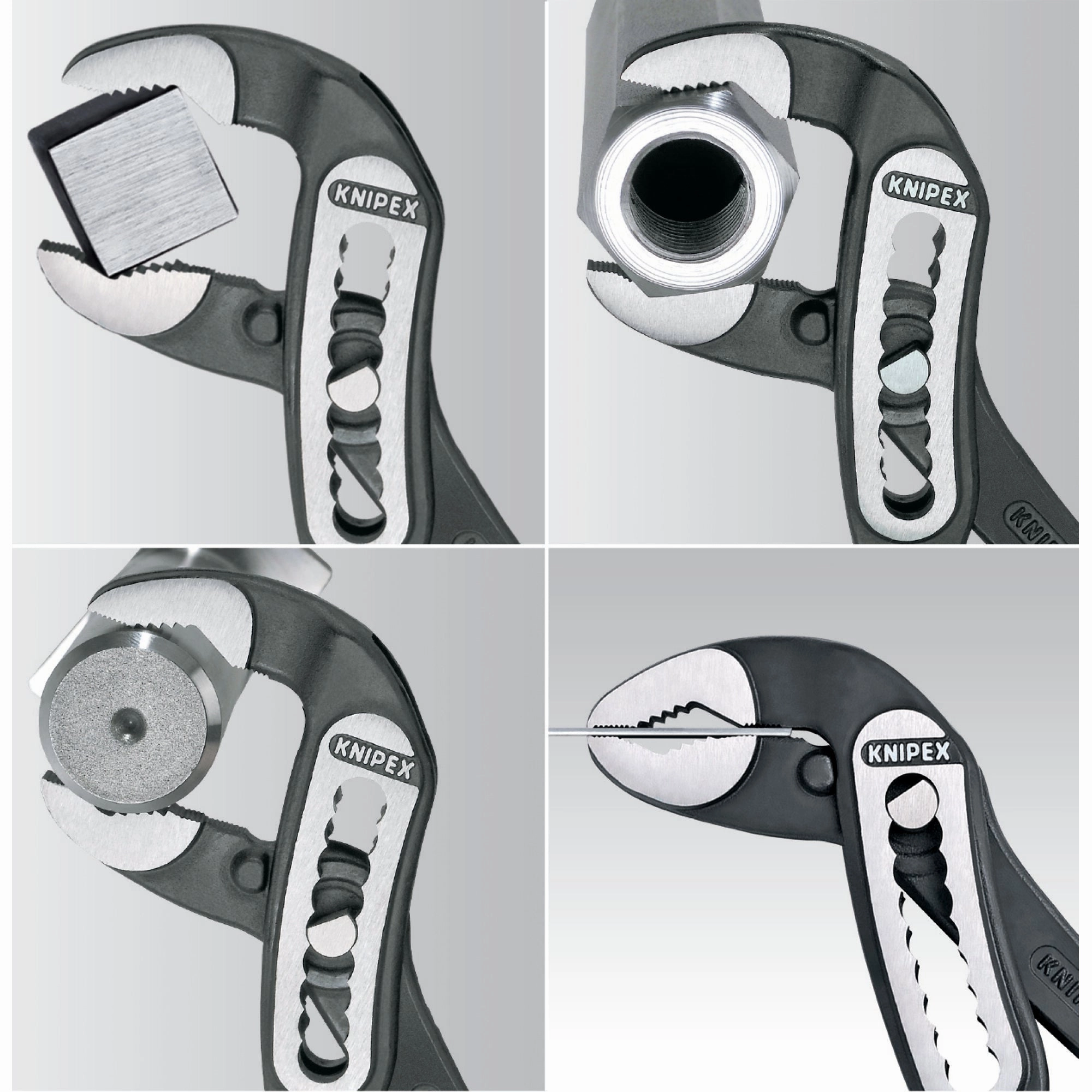 Knipex 9K 00 80 139 US 3 Pc Alligator Pliers Set with 10 Pc Tool Holder
