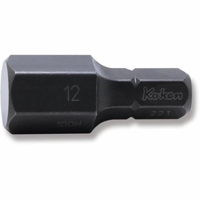 Ko-Ken 100H.32-12 5/16 Hex Dr. Bit 12mm Hex Length 32mm