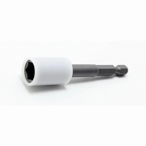 Ko-Ken 113.100-12SV Nut Setter With Plastic Protector 12 MM 6 Point 100 MM Turnable POM Cover 1/4 Hex Drive