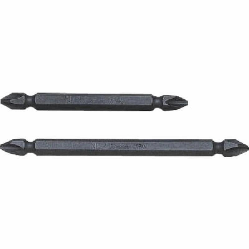 Ko-Ken 123PG.150-1(13) 1/4 Hex Dr. Double Ended Bit PH1 Length 150mm Magnetized