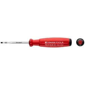 PB Swiss PB 8140.00-40 Screwdriver Slotted with Swiss Grip Handle, L - 100 mm