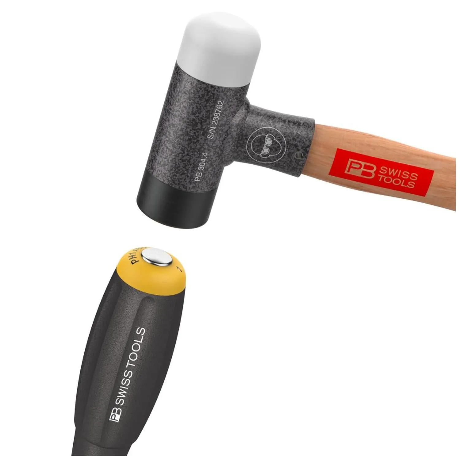 PB Swiss PB 8193.DN 1-80 Swiss Grip Screwdrivers, with Hex Wrench for Phillips Screws, PH1, 80 mm