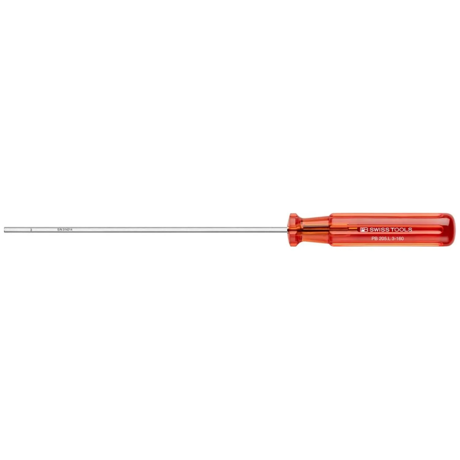 PB Swiss Tools PB 205.L 3-160 Hexagon Classic screwdrivers 3mm x 160mm