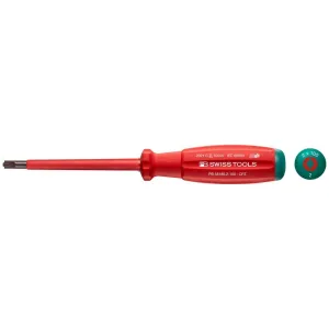 PB Swiss Tools PB 58180.2-100 SwissGrip VDE Screwdriver PZ2/SL Insulated,