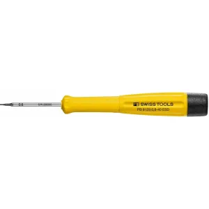 PB Swiss Tools PB 8129.0,8-40 ESD Electronics Screwdriver, Pentalobe, P0.8 x 40mm