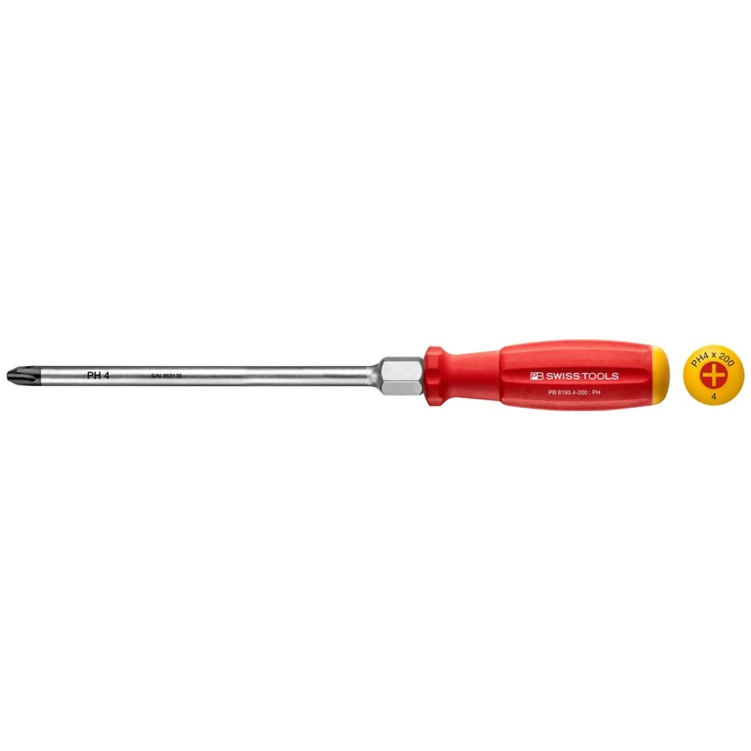 PB Swiss Tools PB 8193.4-200 SwissGrip Screwdrivers 10 mm