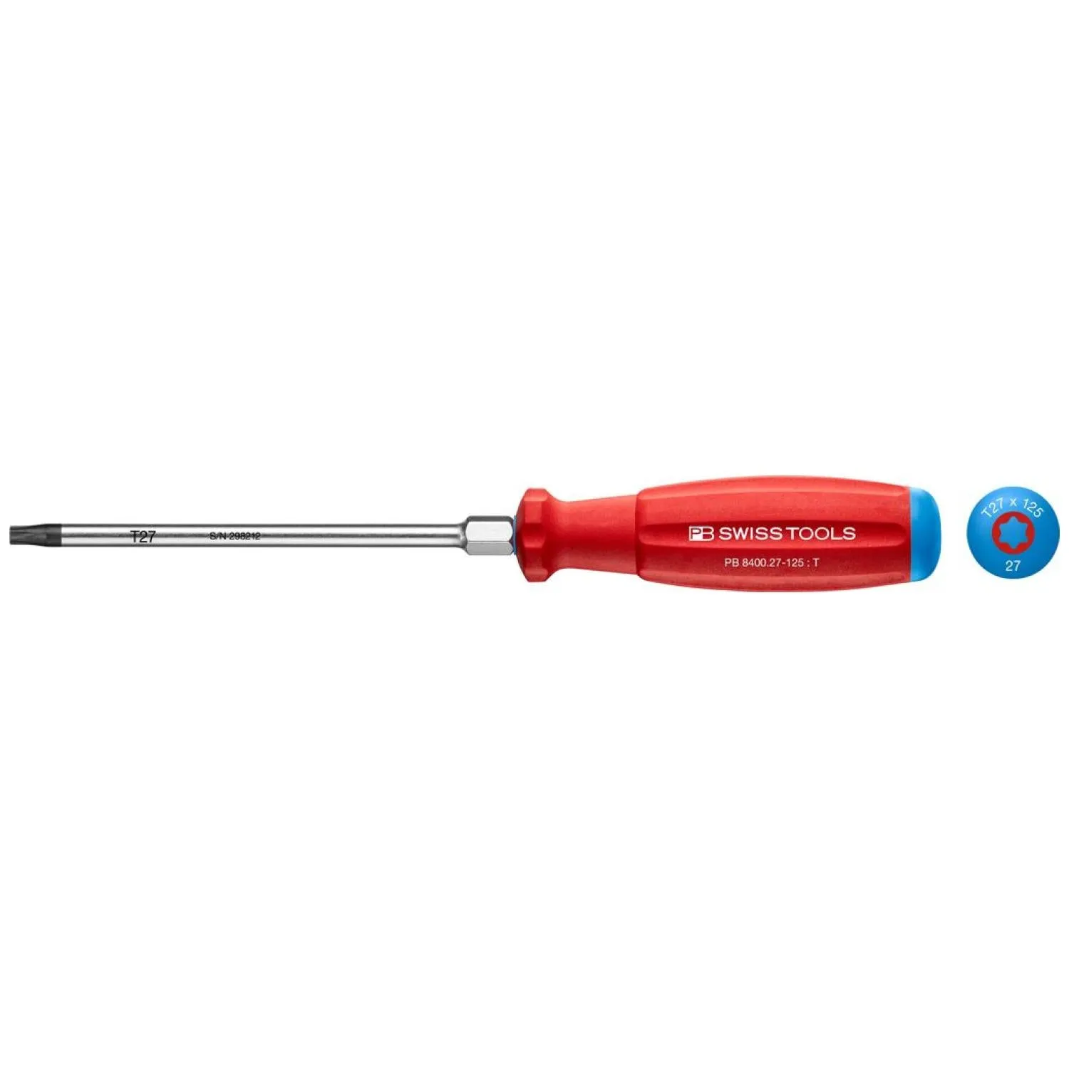 PB Swiss Tools PB 8400.27-125 SwissGrip Screwdrivers, TORX T27