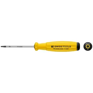 PB Swiss Tools PB 8400.8-60 ESD SwissGrip Screwdriver TORX  ESD - TX8