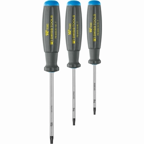 PB Swiss 8441.145 Y SwissGrip Screwdriver Set, TORX, 145 Year Anniversary Limited Edition, 3 Pc.