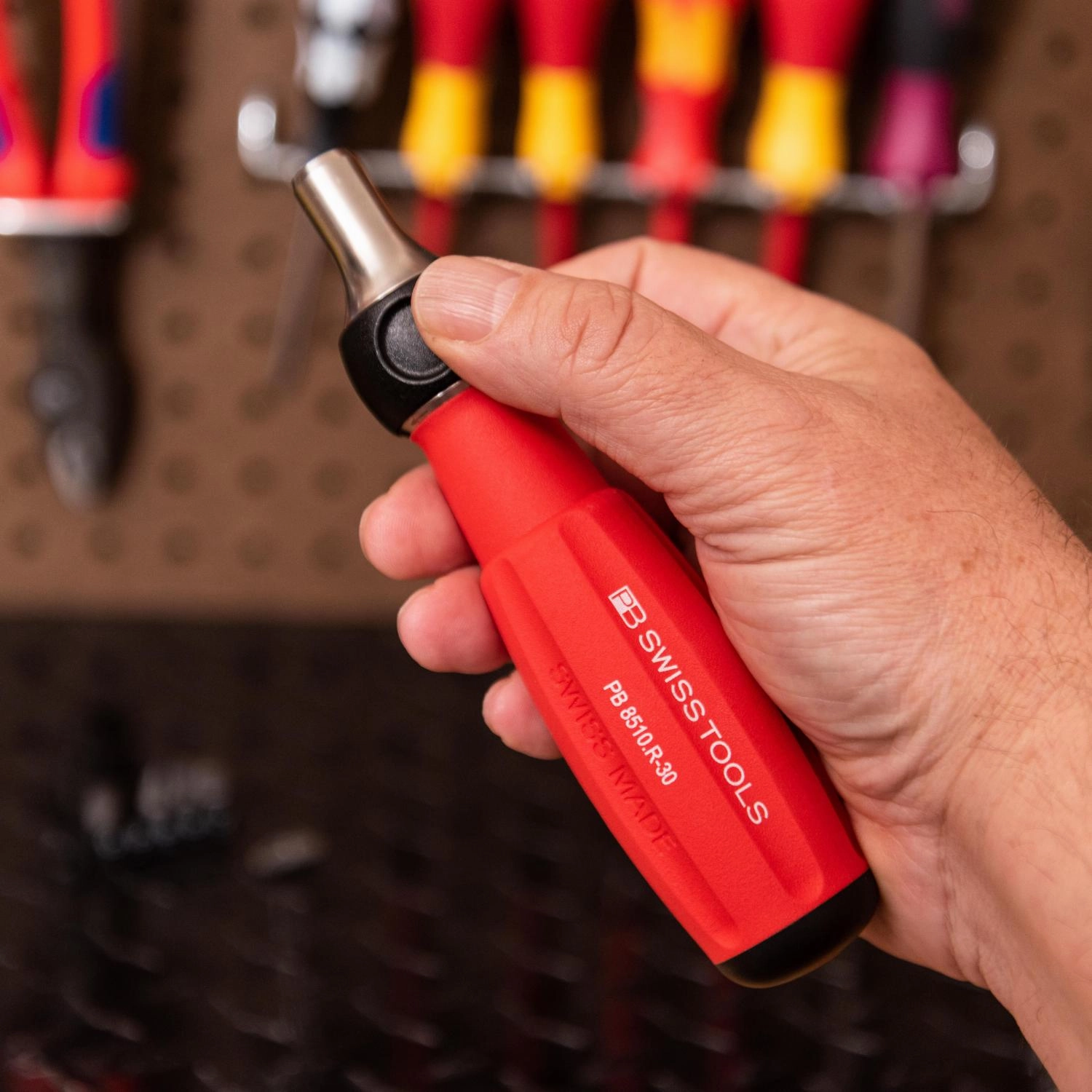 PB Swiss 8510.R-30 Twister - Bit Holder with Ratchet