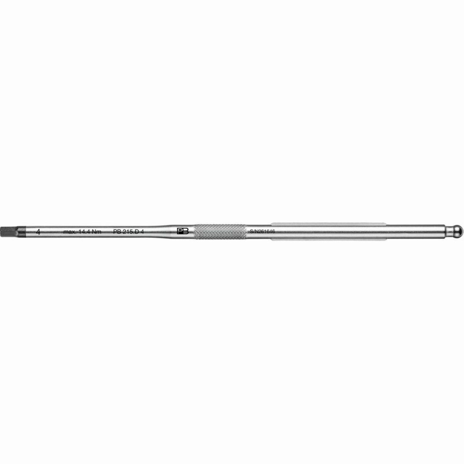 PB Swiss PB 215.D 4 Interchangeable Blade for Hexagon Socket, Hex, 4mm x 110mm