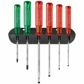 PB Swiss PB 245 Classic Screwdrivers Set with Wall Mount