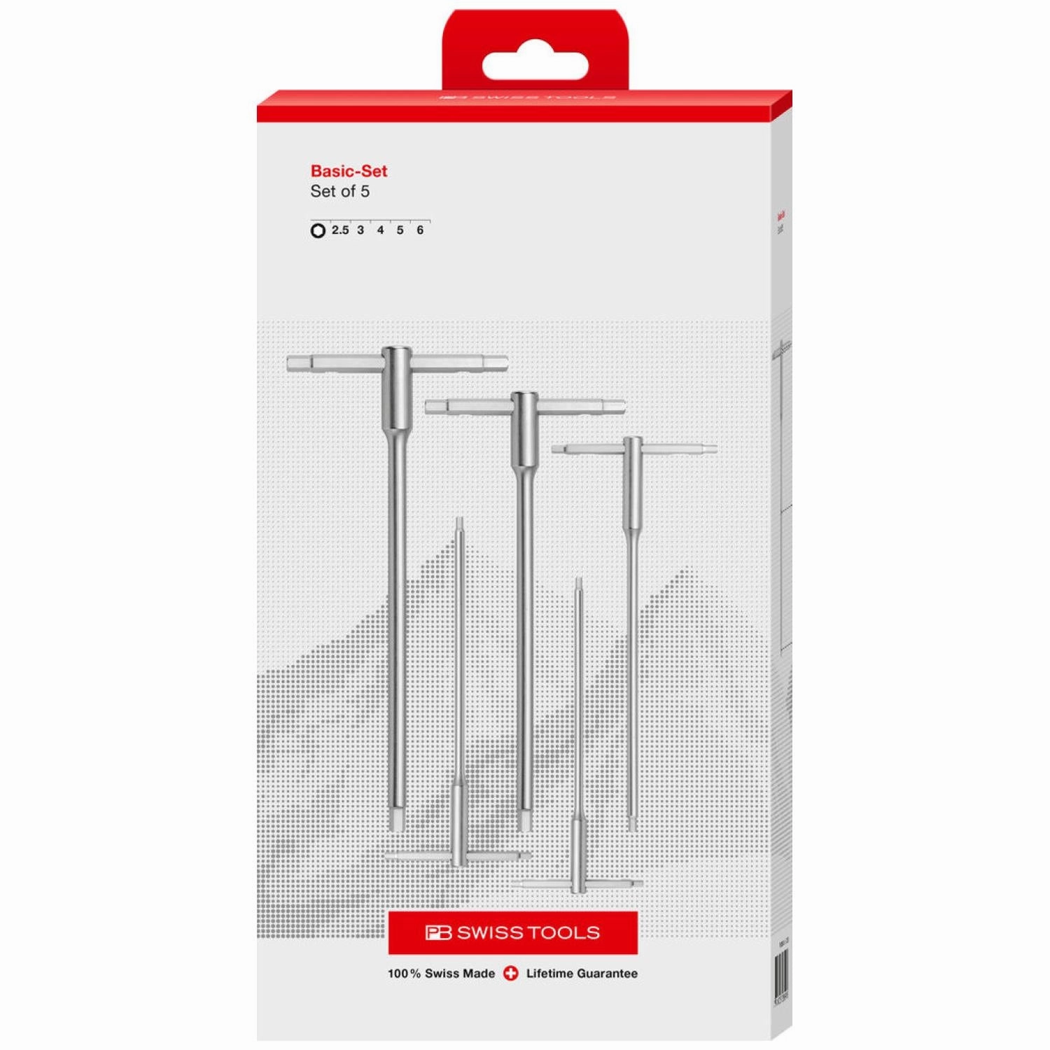 PB Swiss Tools PB 1204.SET 6 Screwdriver Set, T-Handle, 5pcs