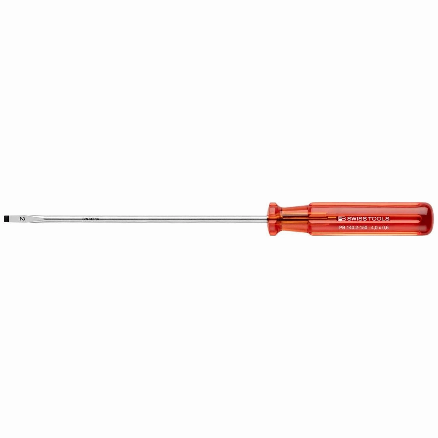 PB Swiss Tools PB 140.2-150 Slotted Classic Screwdriver 4mm x 150mm
