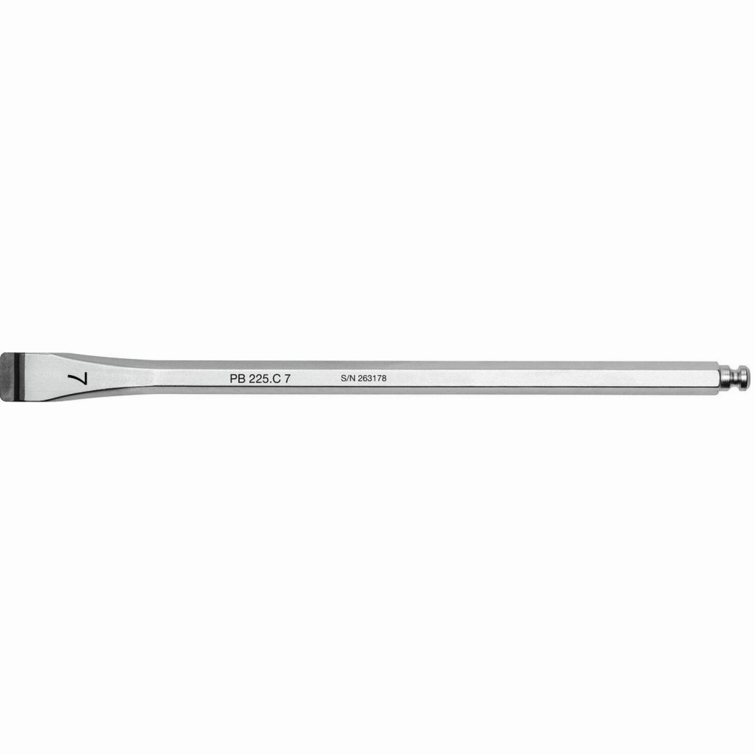 PB Swiss Tools PB 225.C 7 Interchangeable Blade, Slotted, Size 7mm x 200mm