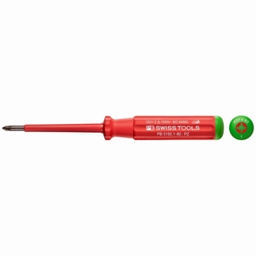 PB Swiss Tools PB 5192.1-80 Classic VDE Screwdriver Pozidriv Size PZ1
