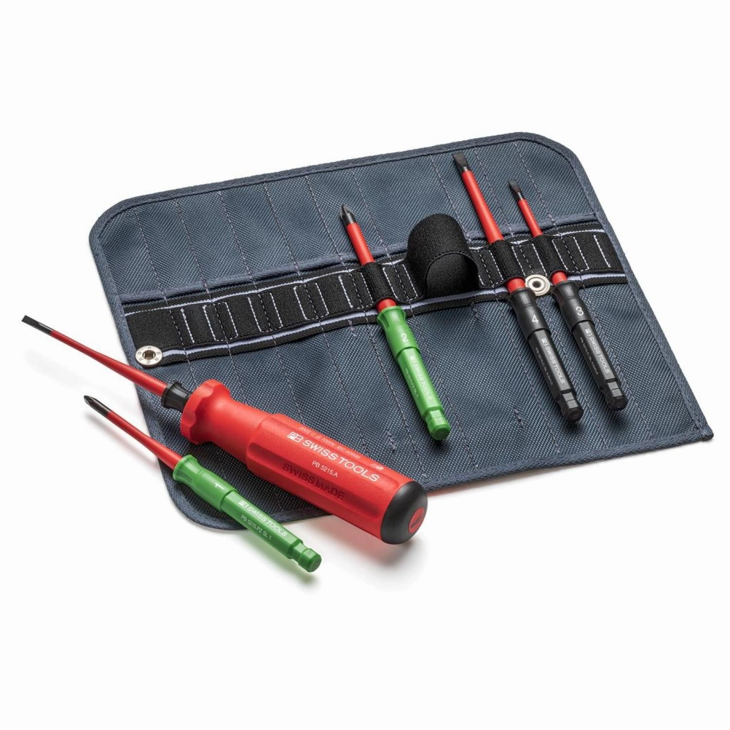 PB Swiss Tools PB 5215.SU Classic VDE Slim Screwdriver Set