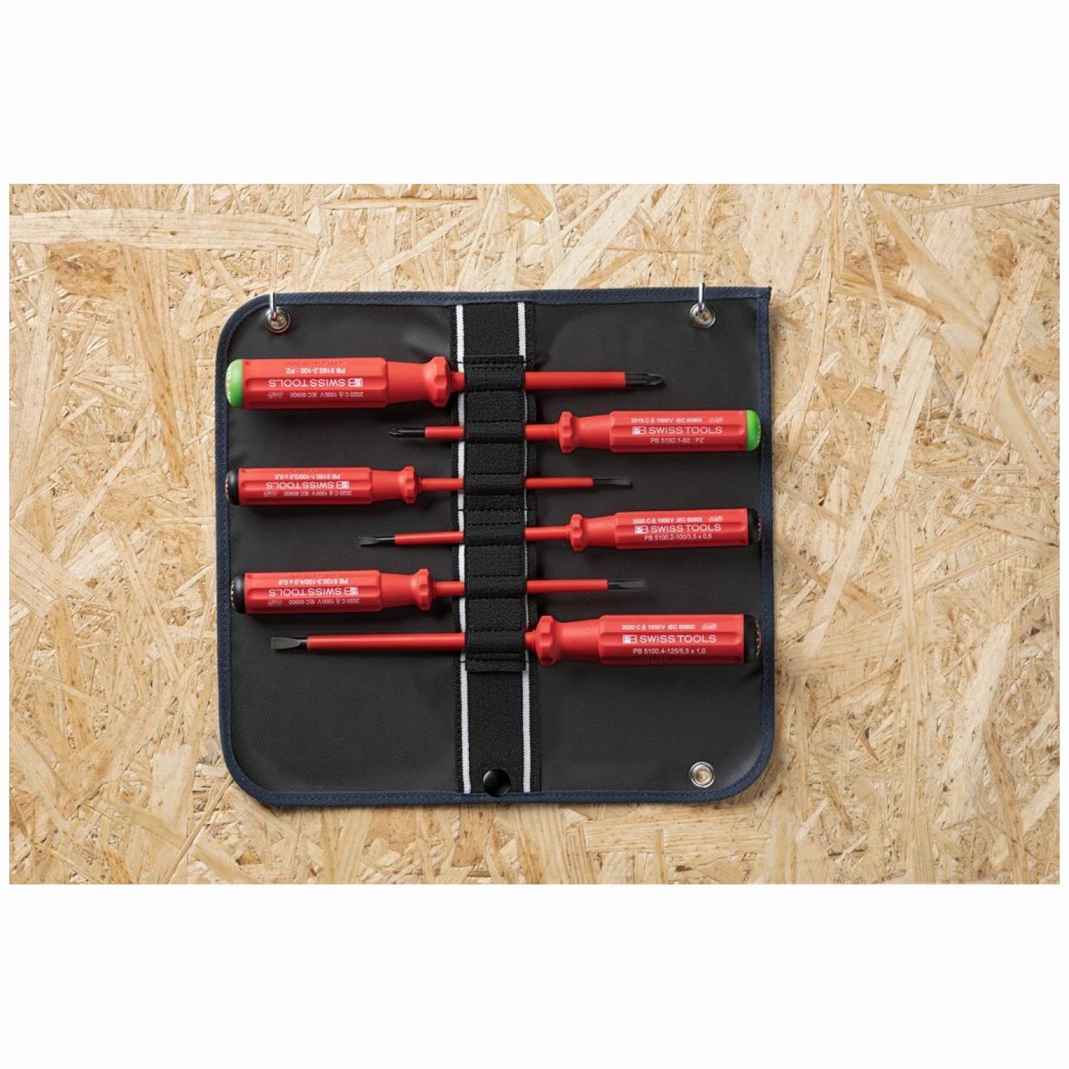 PB Swiss Tools PB 5543.SU GY Classic VDE Screwdriver set, 6 Pieces