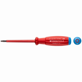 PB Swiss Tools PB 58400.20-100 Torx SwissGrip VDE Screwdriver T20 x 100mm, Insulated